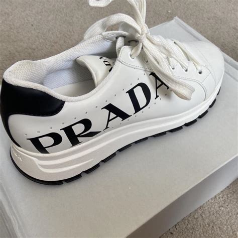 prada gold trainers|discount prada trainers.